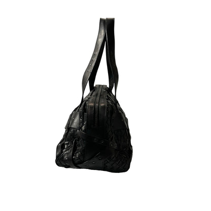 Used Bottega Veneta Shoulder Bag Black