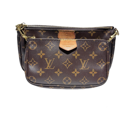 Used LOUIS VUITTON Monogram Canvas Multi Pochette Accessoires Shoulder Bag Pink