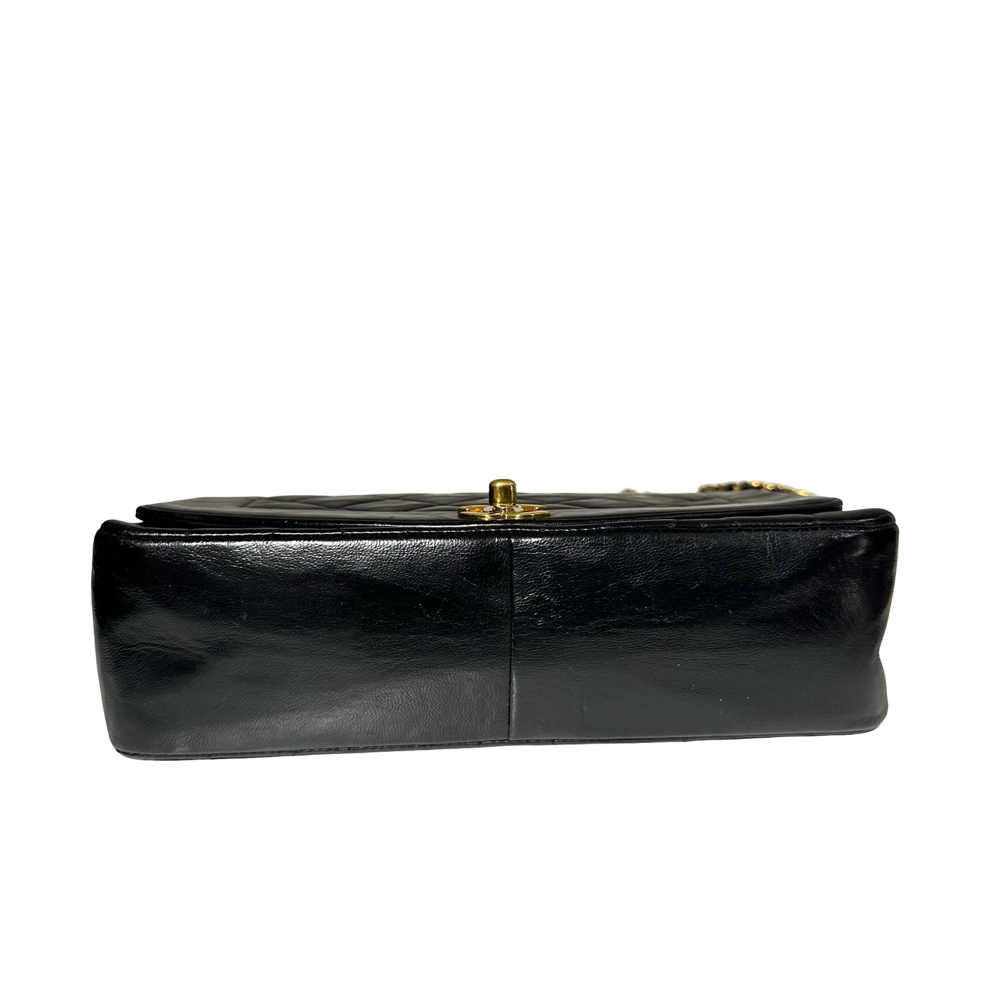 CHANEL DIANA LAMBSKIN BLACK GHW [2000039]