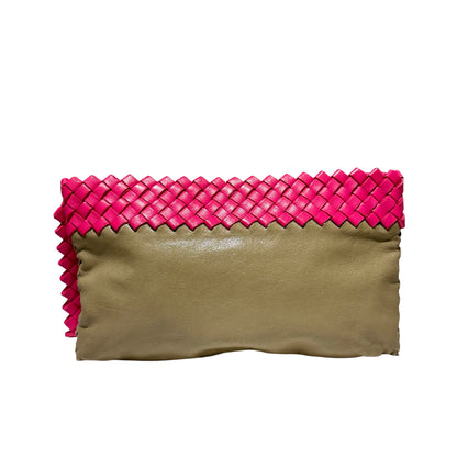 Calf Skin Clutch bag Hand bag [101651]