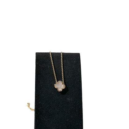 Used VAN CLEEF & ARPELS Rose Gold 18K Gold PURE Alhambra Necklace GHW