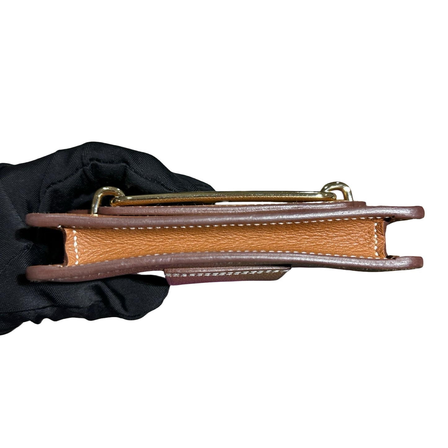 Used HERMÈS Roulis Slim Wallet Gold (37) GHW