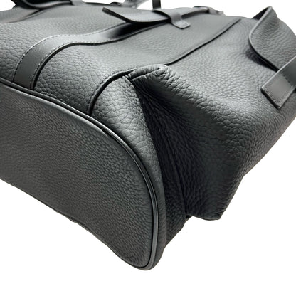 Used LOUIS VUITTON Taurillon Leather Christopher Tote Two Way Shoulder Bag Black