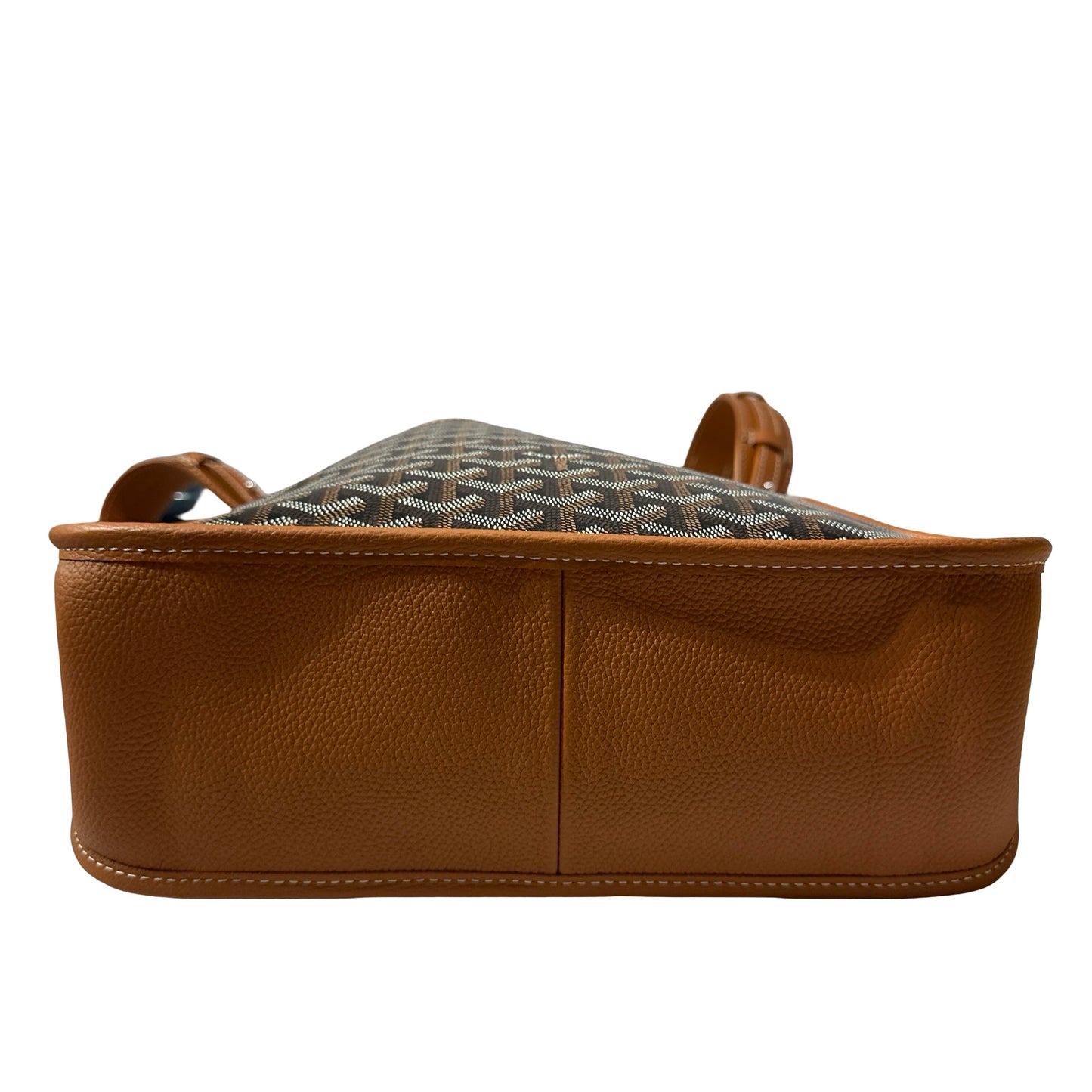 New Goyard Musette Shoulder Bag Black Brown PHW