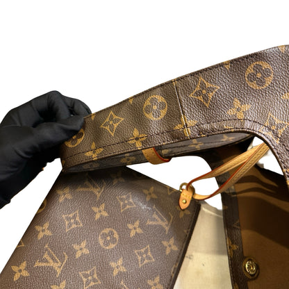 Used LOUIS VUITTON Monogram Tote Handbag Brown