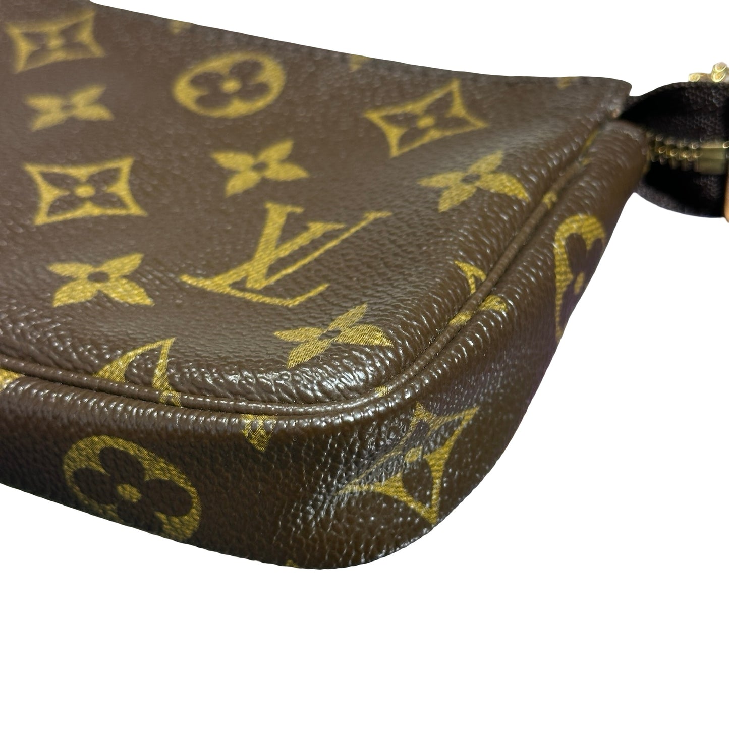 Used LOUIS VUITTON Mini Pochette Brown GHW
