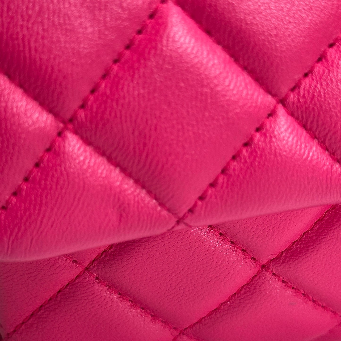 Used CHANEL Mini Classic Flap Two Way Shoulder Bag Pink GHW