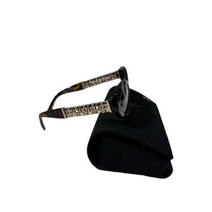 Used Chanel Sunglasses Brown