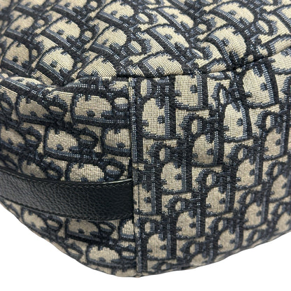 Used DIOR Canvas Oblique Saddle Messenger Bag GHW