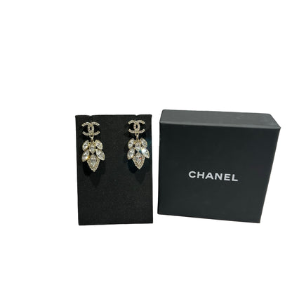 Used Chanel Earrings Gold