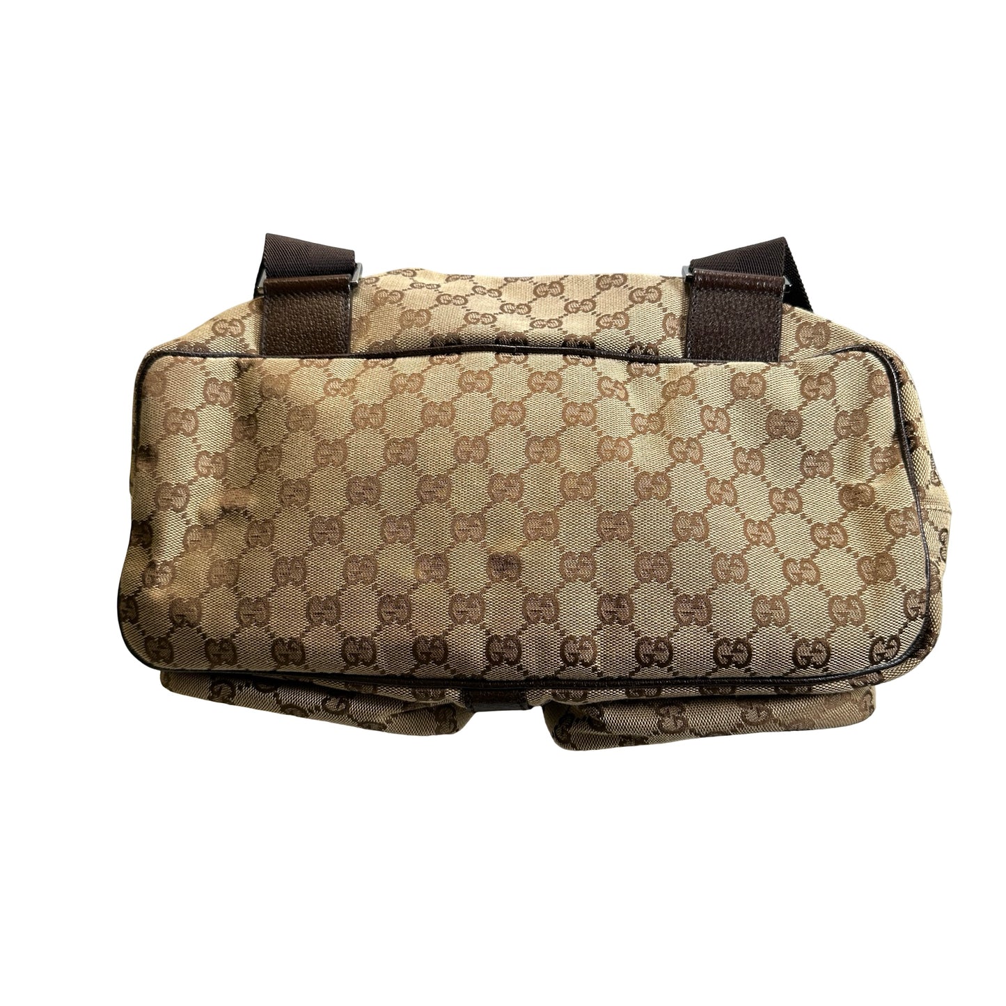 Used GUCCI GG Canvas GG Canvas Backpack Backpack Brown Beige
