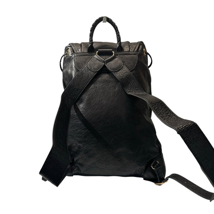 Used BALENCIAGA Backpack Black GHW