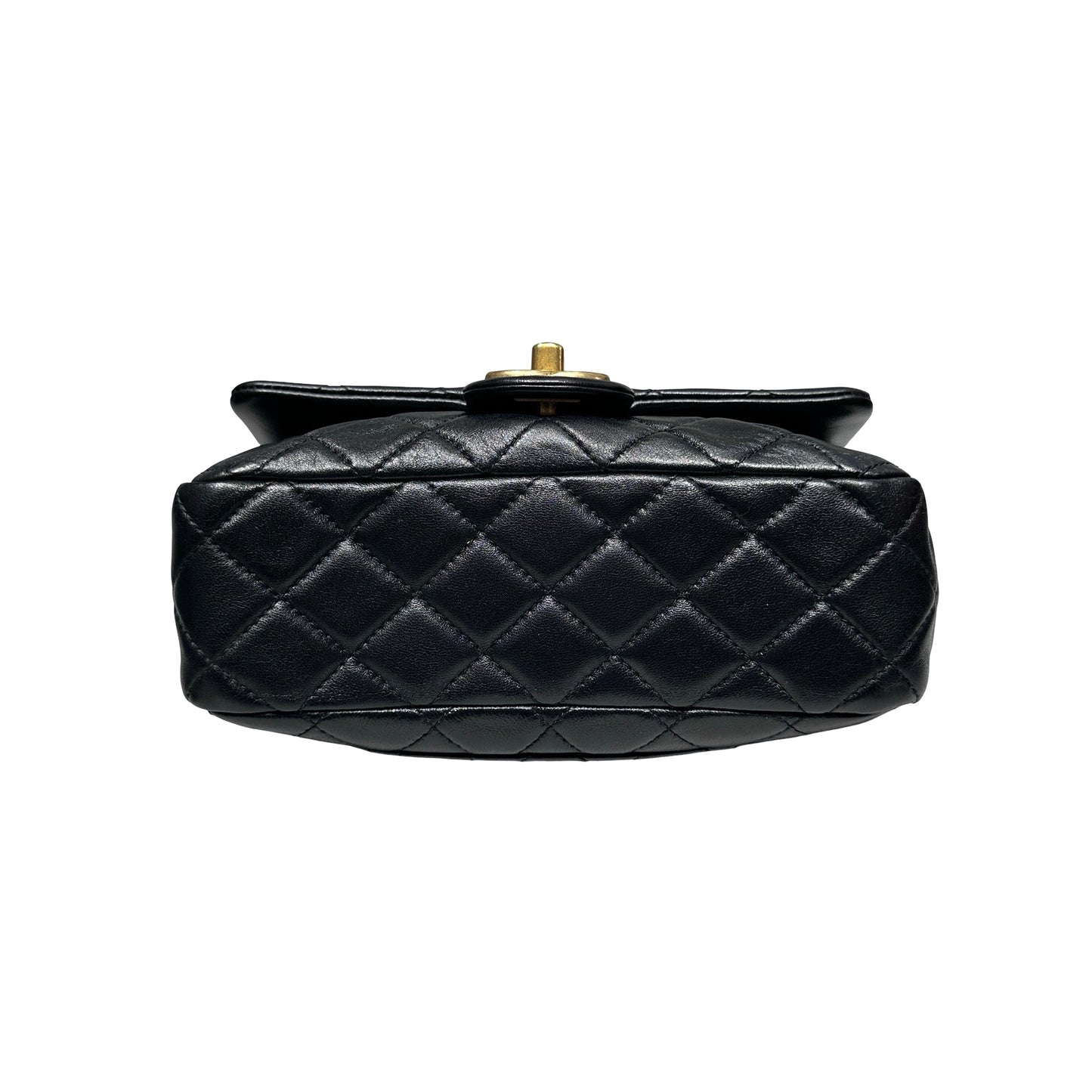 Used CHANEL Chain Shoulder Bag Black GHW