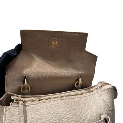 Used Céline Belt Cross Body Bag Beige