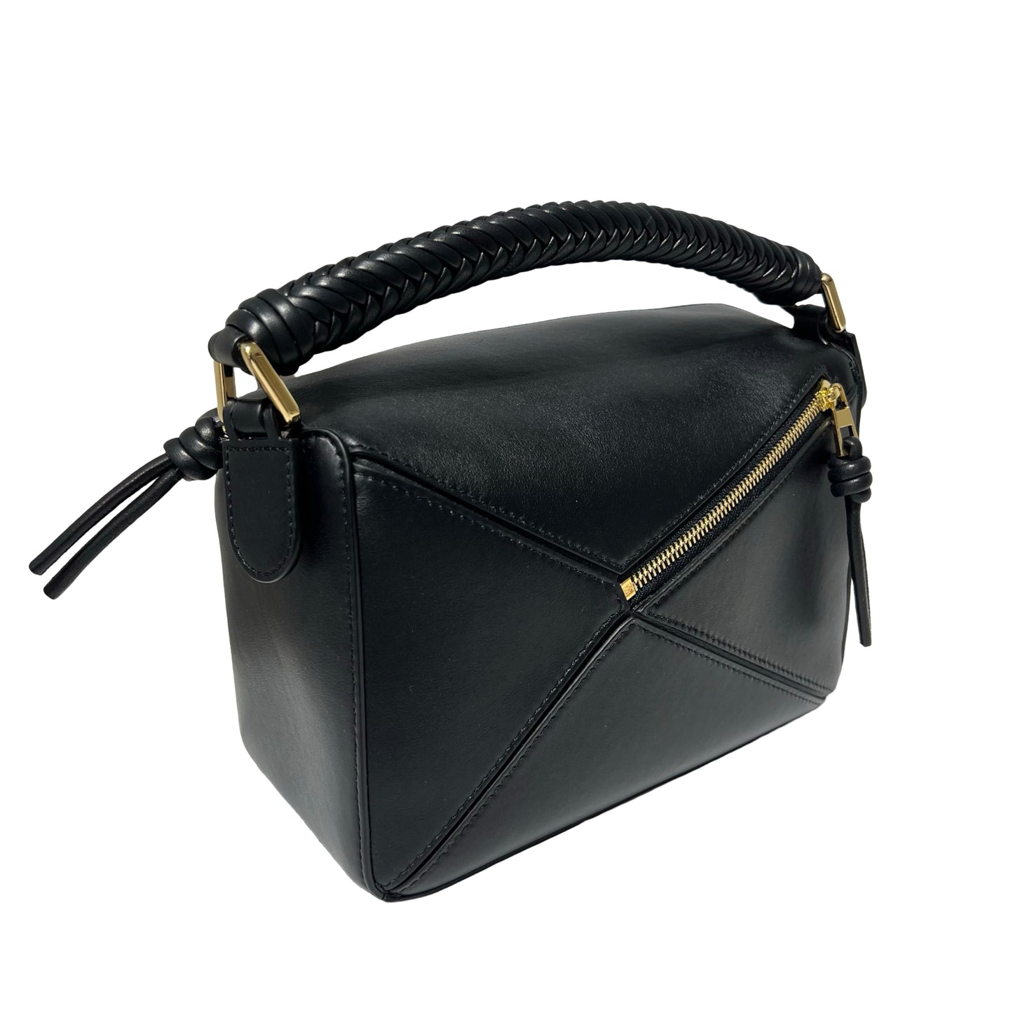 Calf Skin Small puzzle bag in mellow Two Way Shoulder Bag [101229]