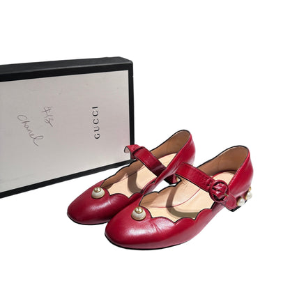 Used GUCCI Shoes Red