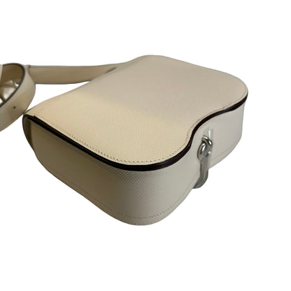 Brand New HERMÈS Epsom Calfskin Della Cavalleria Mini Crossbody Bag Nata