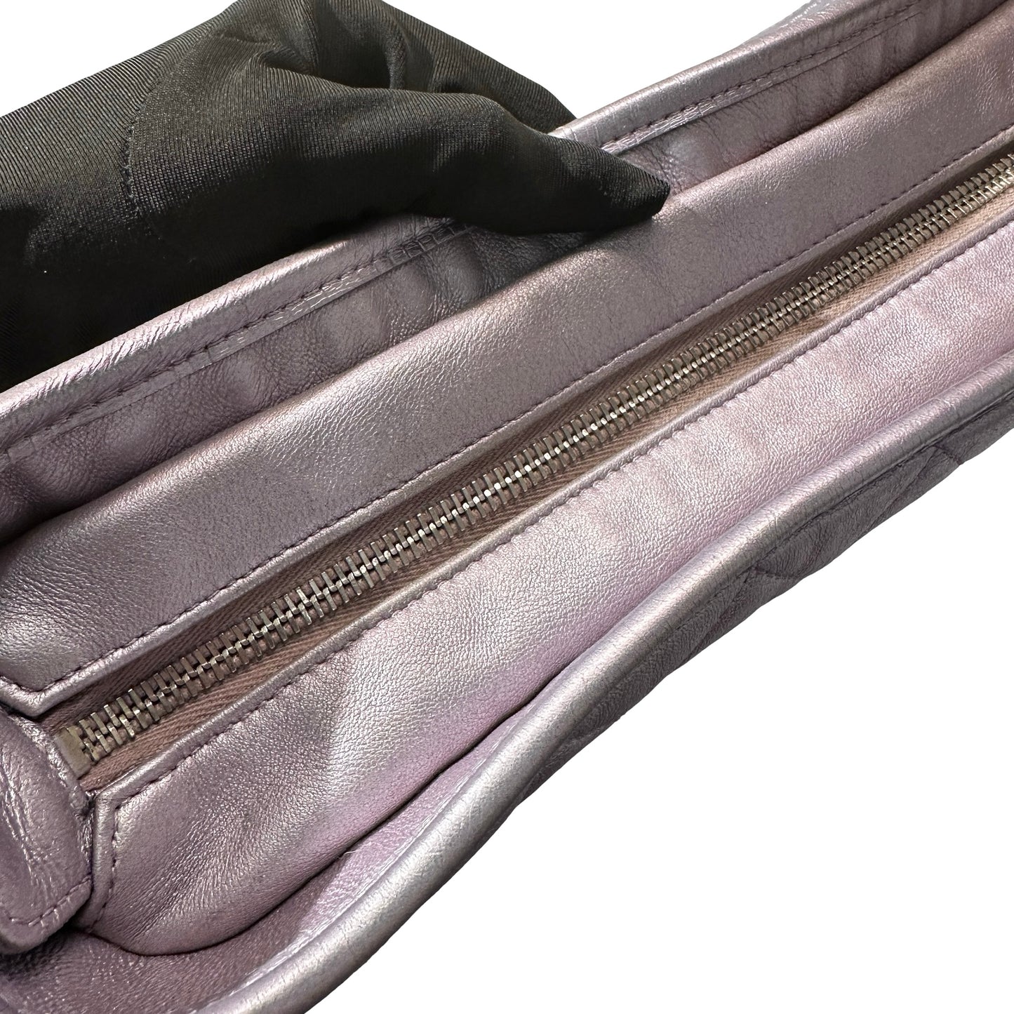 Used CHANEL Gabrielle Shoulder Bag Light purple Rainble HW