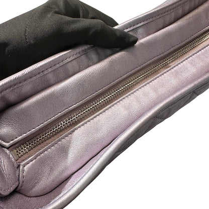 Used CHANEL Gabrielle Shoulder Bag Light purple Rainble HW