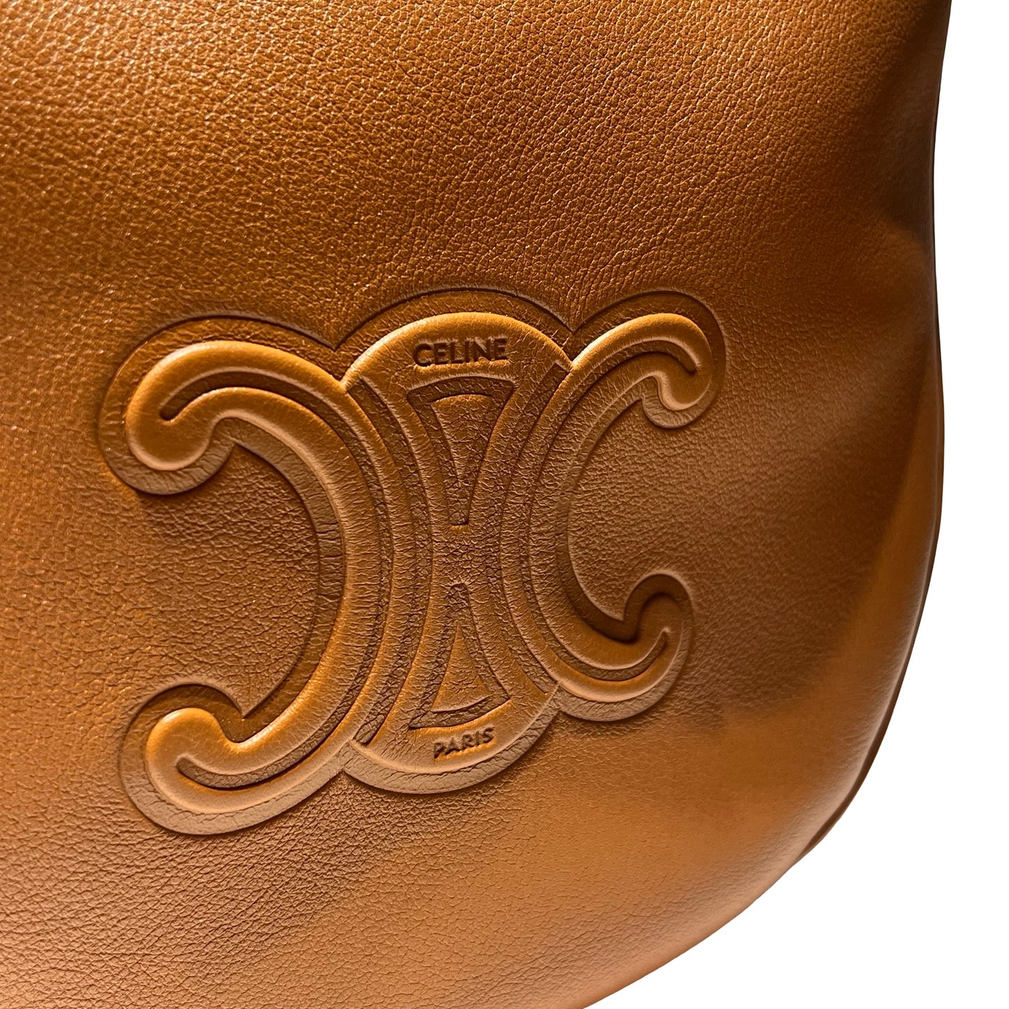 Used CÉLINE Heloise Shoulder Bag Brown GHW