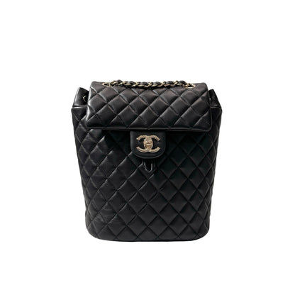 Used CHANEL Lambskin Leather Backpack