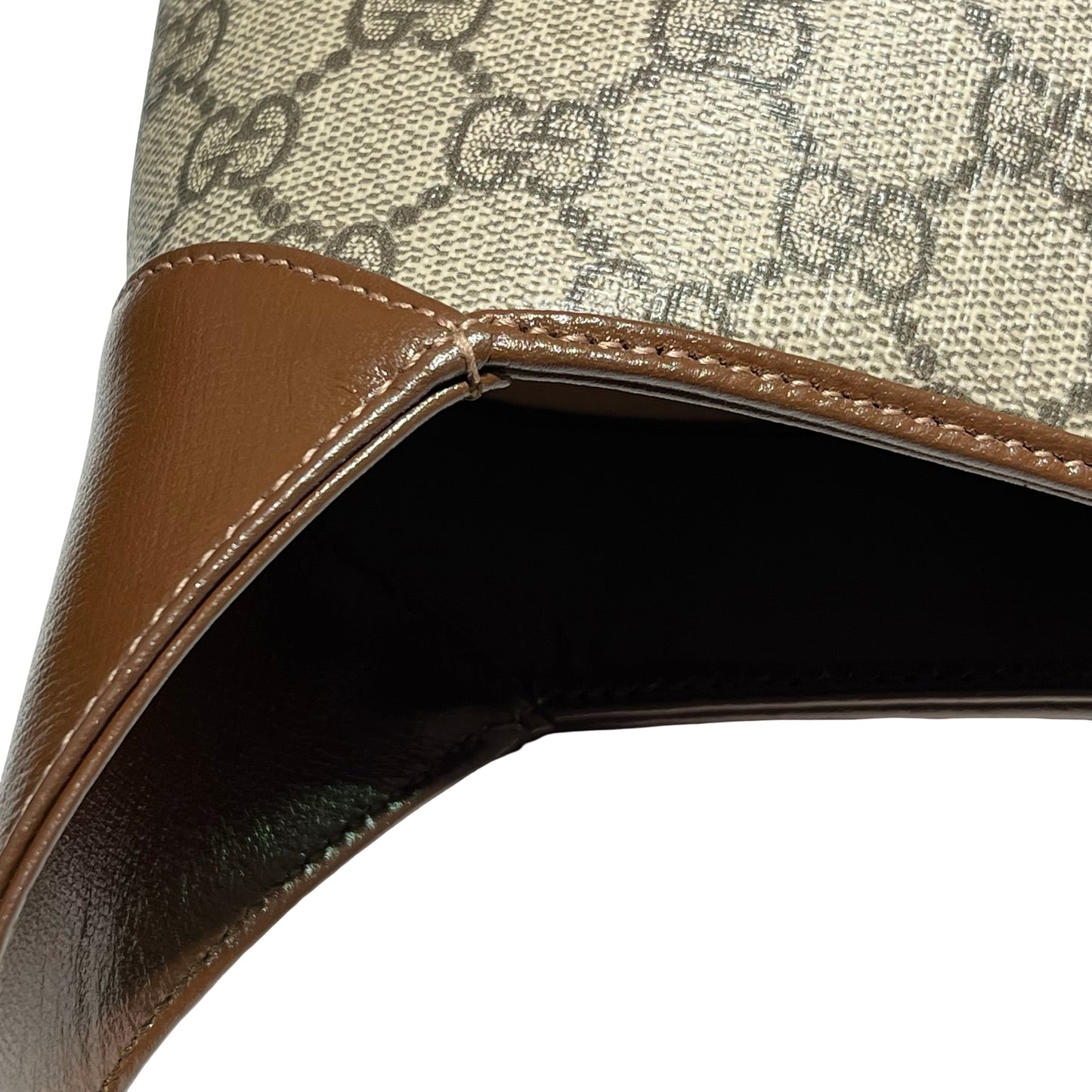 Used GUCCI Shoulder Bag Brown GHW