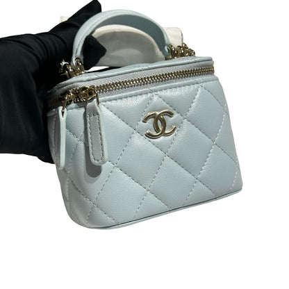 CHANEL MINI VANITY BLUE [2004213]