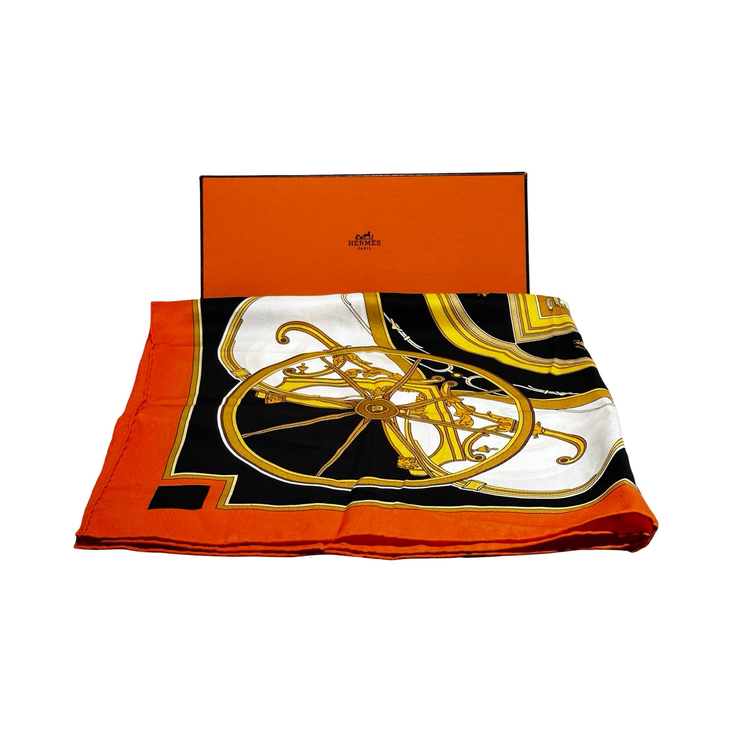 HERMES SILK SCARF  ［3000072］