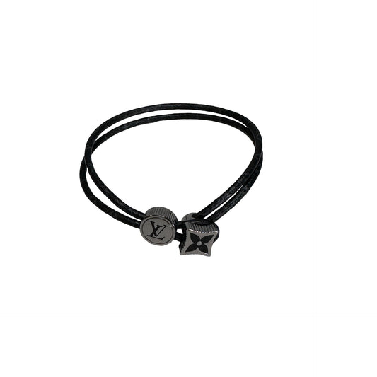 Used LOUIS VUITTON Loop It BRACELET Black PHW