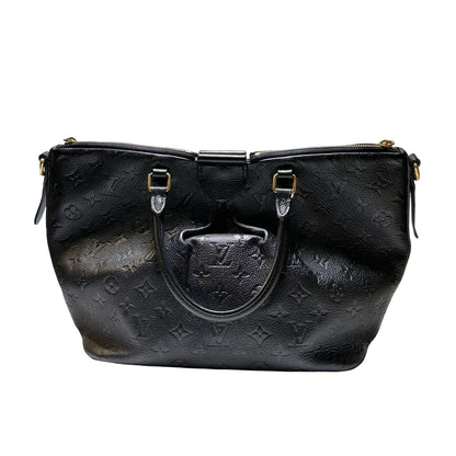 LOUIS VUITTON Monogram Mazarine Tote Bag Black GHW
