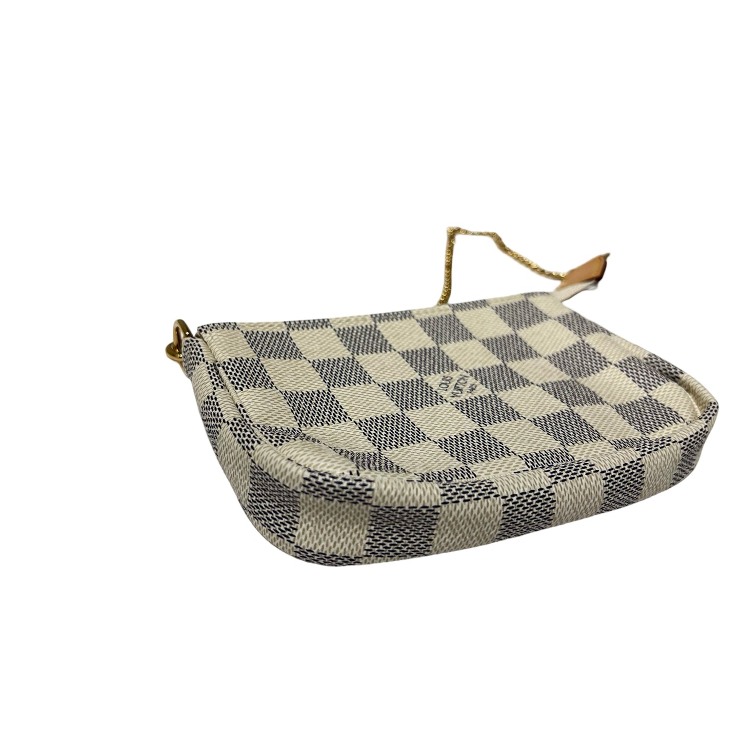 Damier Azur Calf Skin Mini Pouch Pouch [101334]