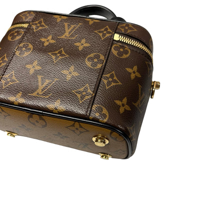 Used LOUIS VUITTON Vanity Case Cross Body Bag Brown GHW
