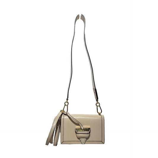 Used LOEWE Barcelona mini Cross Body Bag Beige GHW