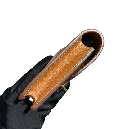 Used HERMÈS Roulis Slim Wallet Gold (37) GHW