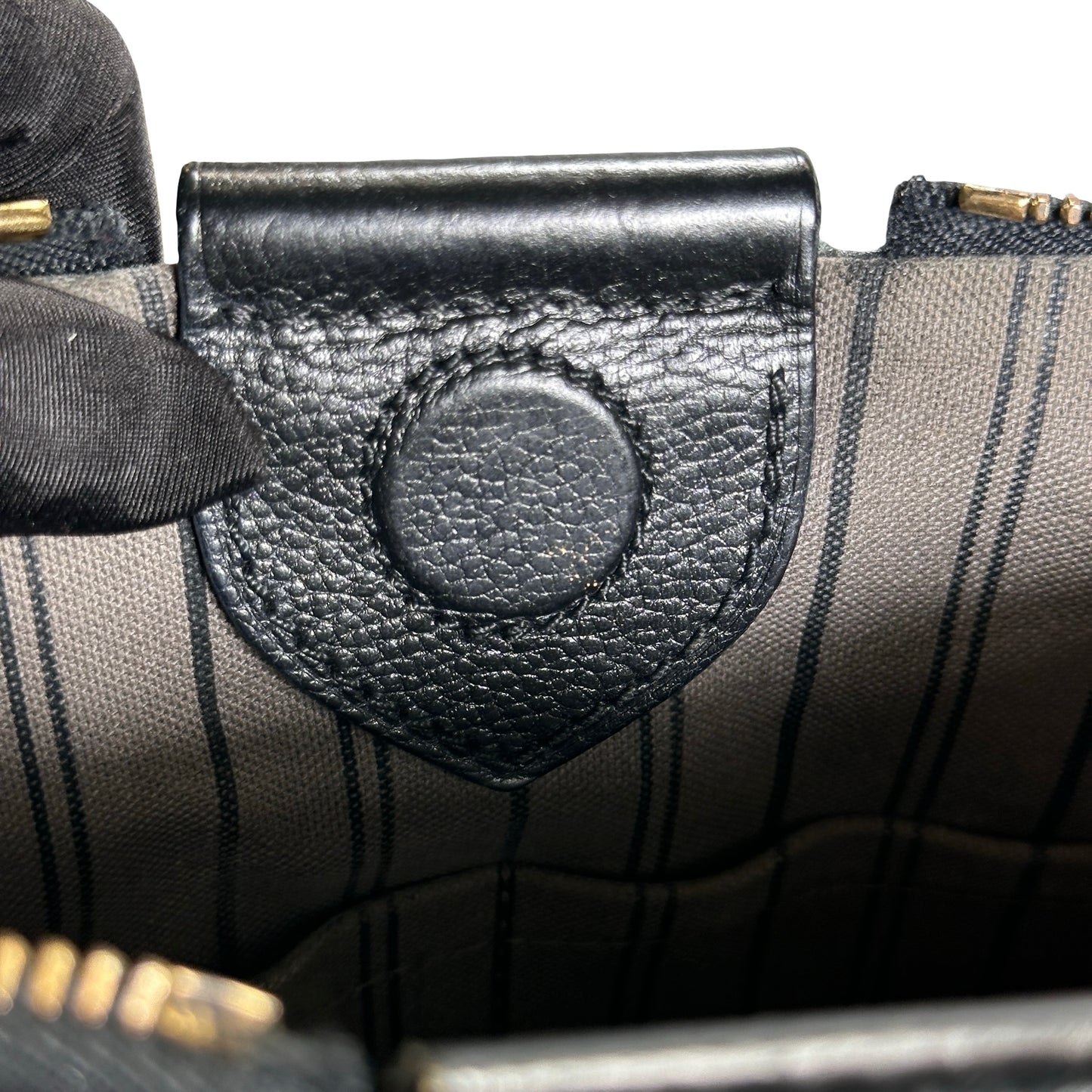 LOUIS VUITTON Monogram Mazarine Tote Bag Black GHW