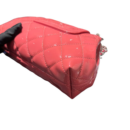 Used CHANEL Flat bag Pink PHW