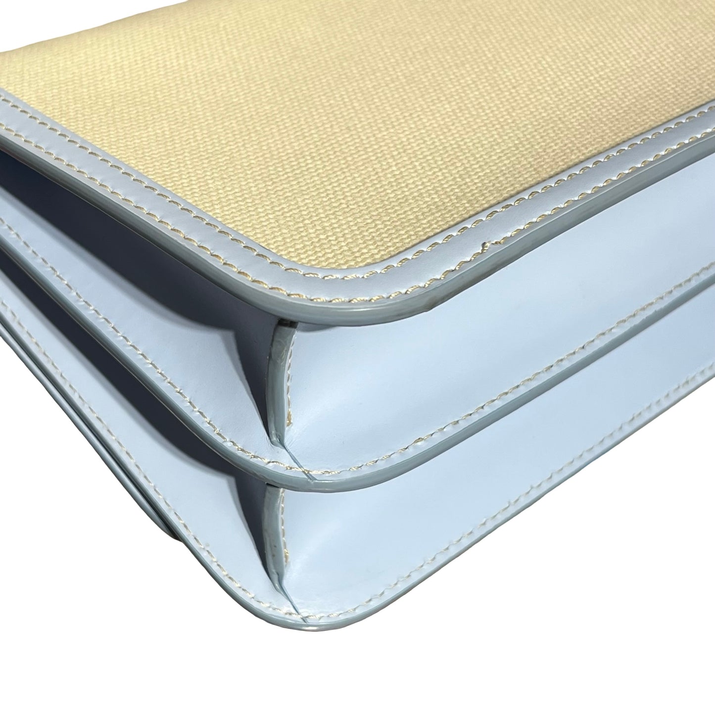 Burberry TB Cross Body Bag Light Blue White GHW