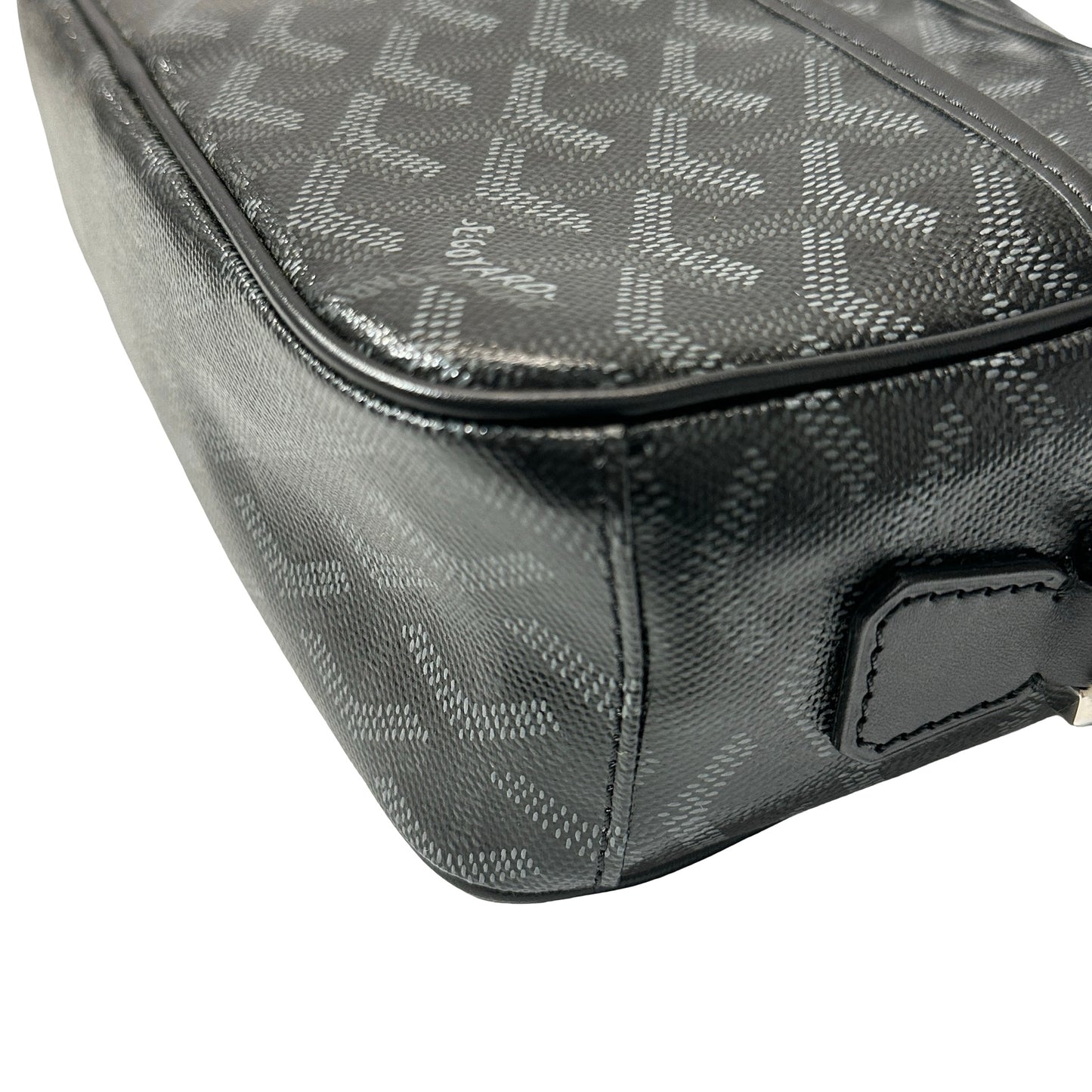 Used Goyard Canvas Coated Canvas Camera Camera Bag Black PHW