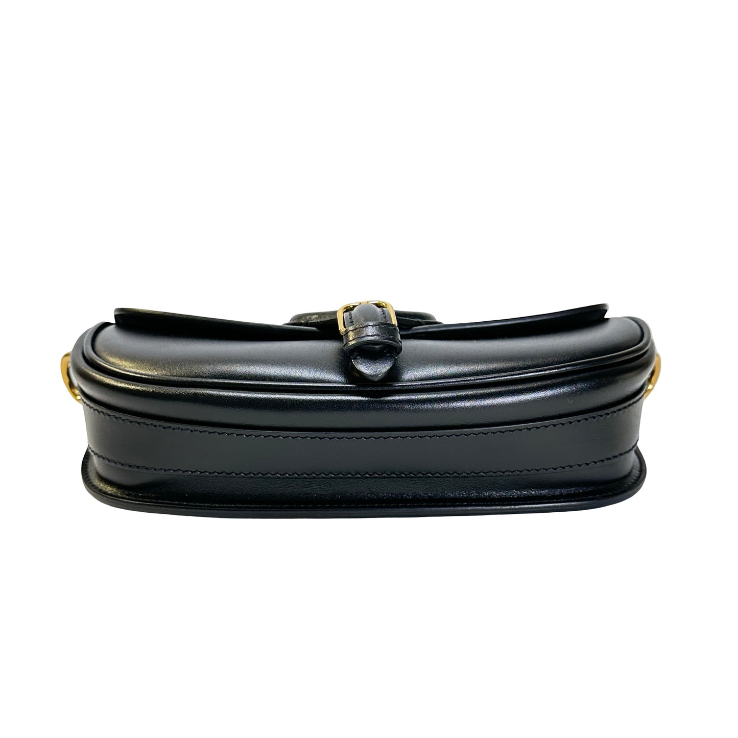 Used DIOR Leather Bobby Crossbody Bag Black GHW