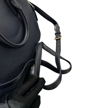 Used TORY BURCH Two way shoulder Shoulder Bag Navy Blue GHW