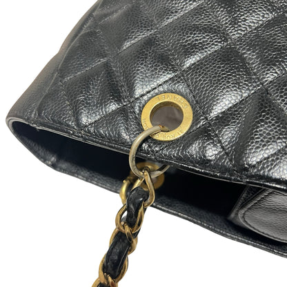 Matelasse Quilted Calfskin Chanel Caviar Tote Bag [101272]