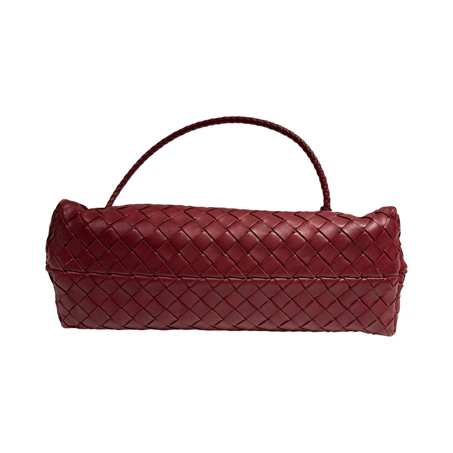 BOTTEGA VENETA RED LEATHER SHOULDER POUCH [3000655]