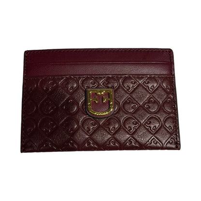 FURLA RED LEATHER CARD CASE [3000656]