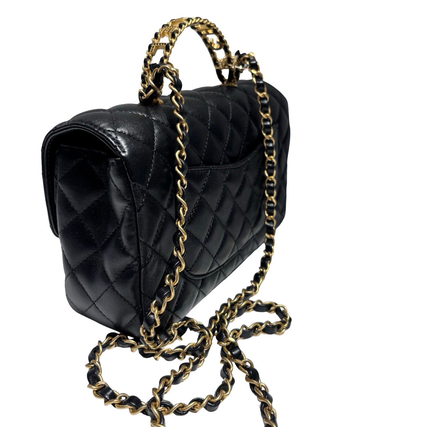 CHANEL TOP HANDLE SMALL FLAP BAG [3000356]