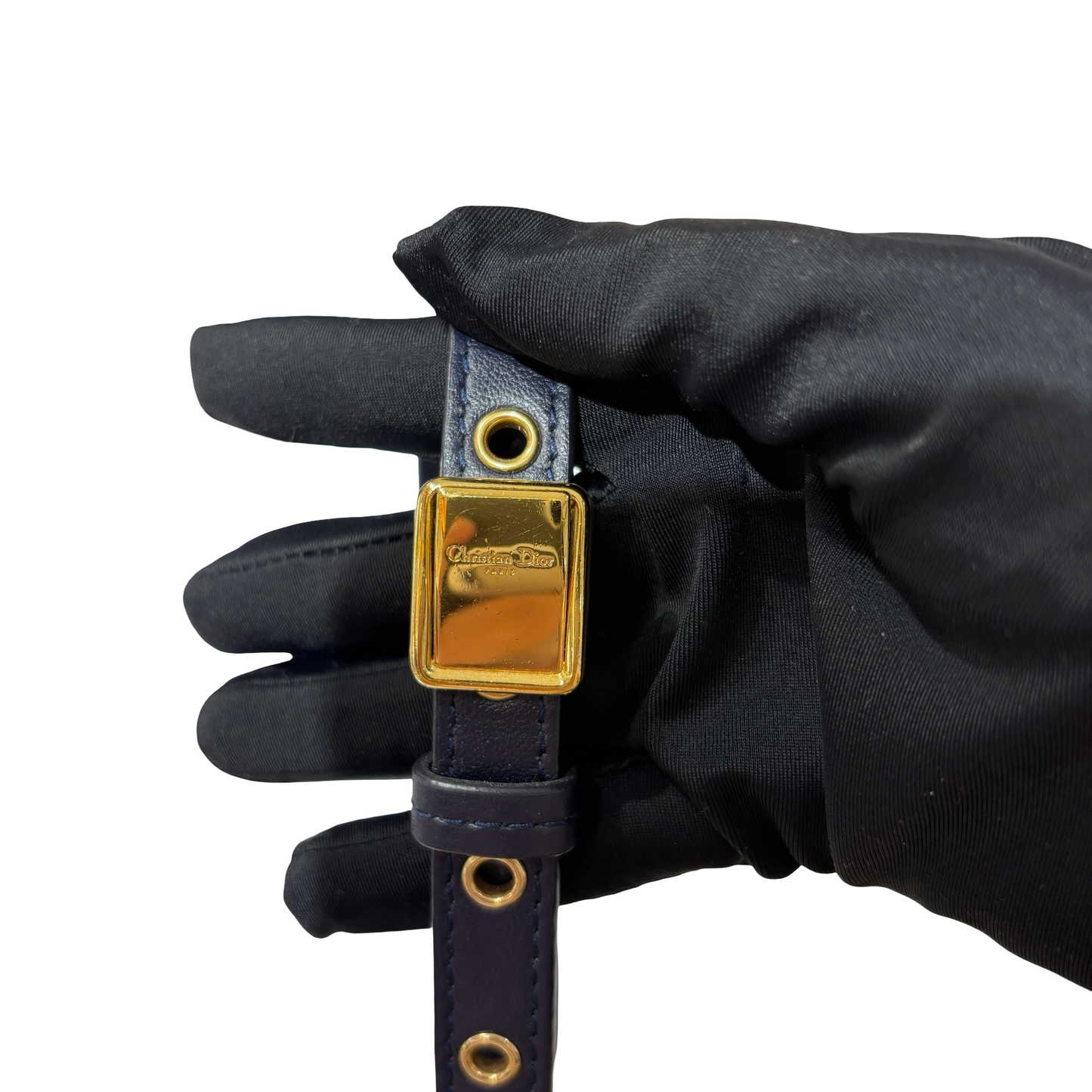 DIOR CARO SMAILL TWEED DARK BLUE [3000613]