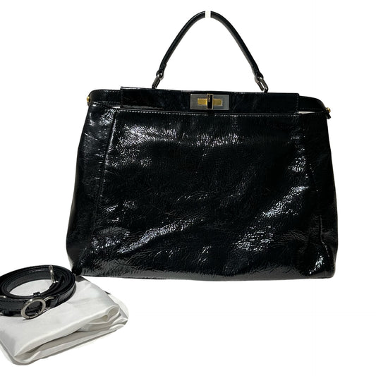 Oil wax leather Peekaboo Two Way Shoulder Bag [101629]