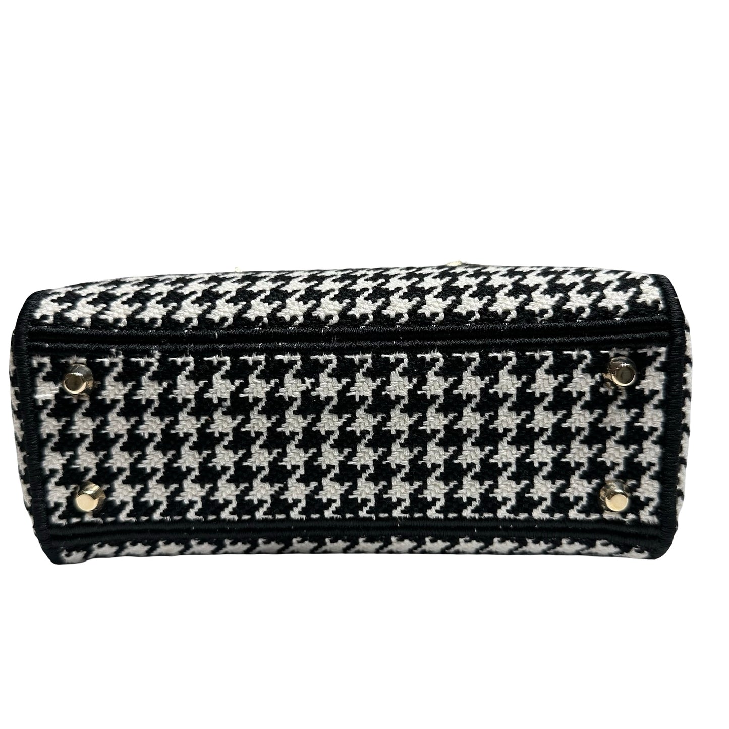 DIOR MINI LADY D-LITE CANVAS HOUNDSTOOTH GHW [3000161]