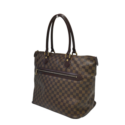 TOILE DAMIER Coated Canvas Saleya GM tote Hand Bag Hand bag [100356]