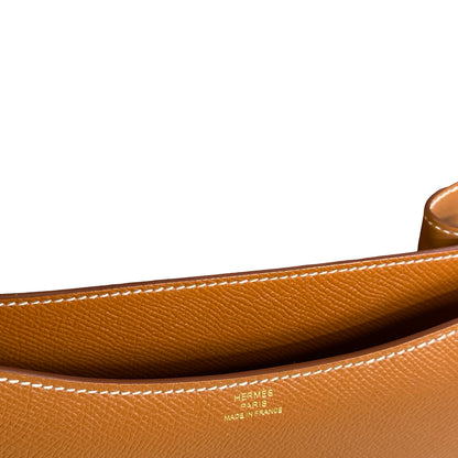 Used HERMES Epsom Constance Mini Shoulder Bag 37 Gold GHW