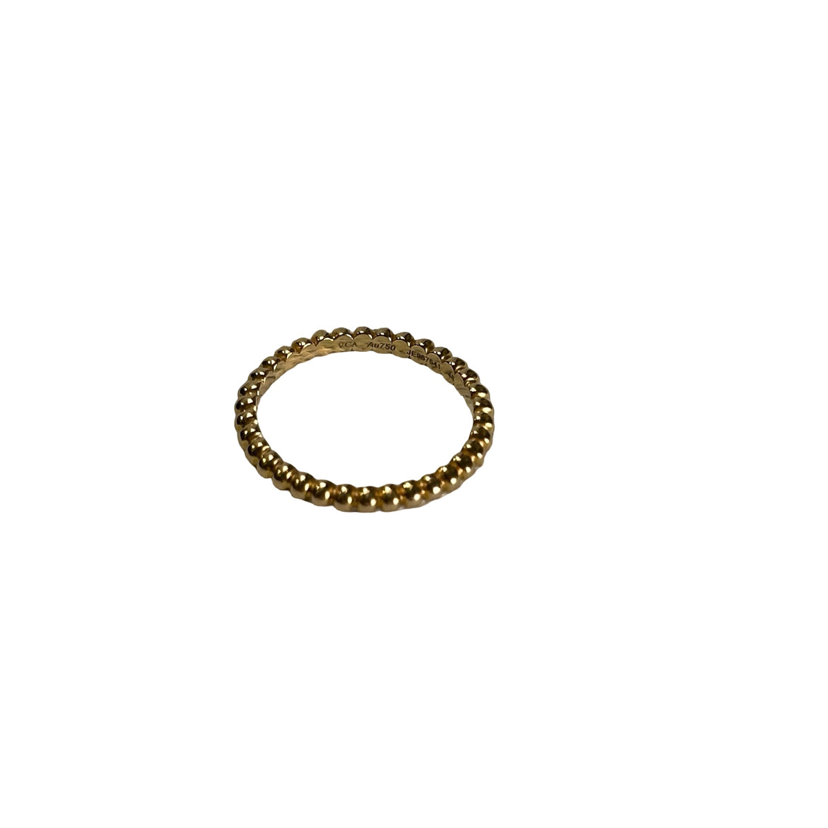 Used VAN CLEEF & ARPELS Pink Gold Perlée Small Model Ring Ring Gold